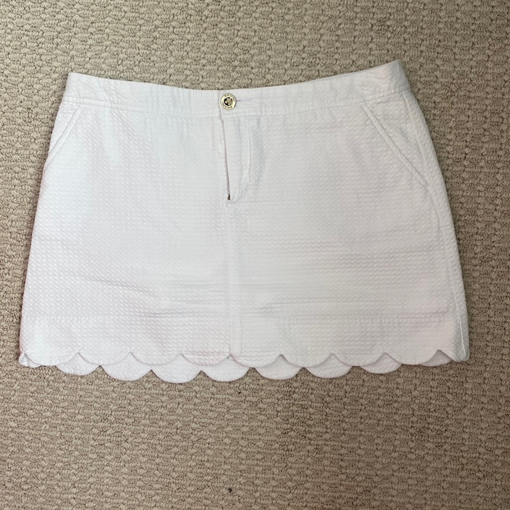 White Lilly Pulitzer skirt with built in shorts!